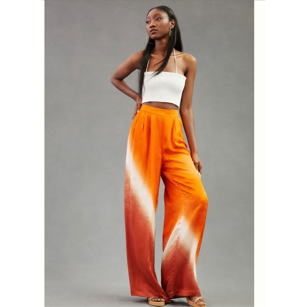 Anthropologie Essentiel Antwerp Bosha Wide Leg Pants